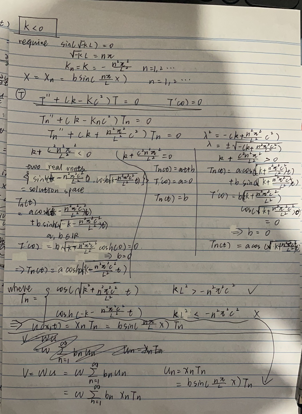 4. [18 marks] Solve for u(x, t) and, using the