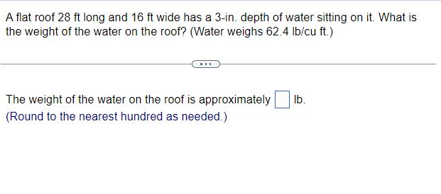 A construction worker needs to pour a rectangutar