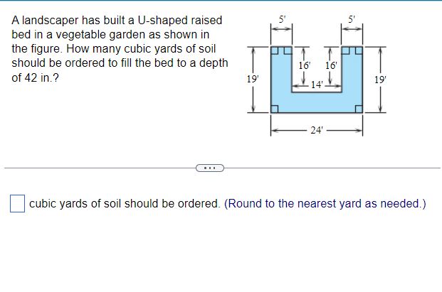 A construction worker needs to pour a rectangutar