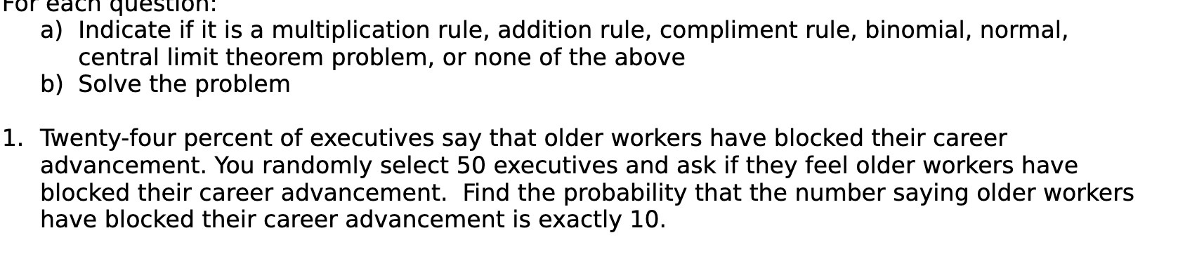 POI 86C\" QUESLIUII: a) Indicate if it is a