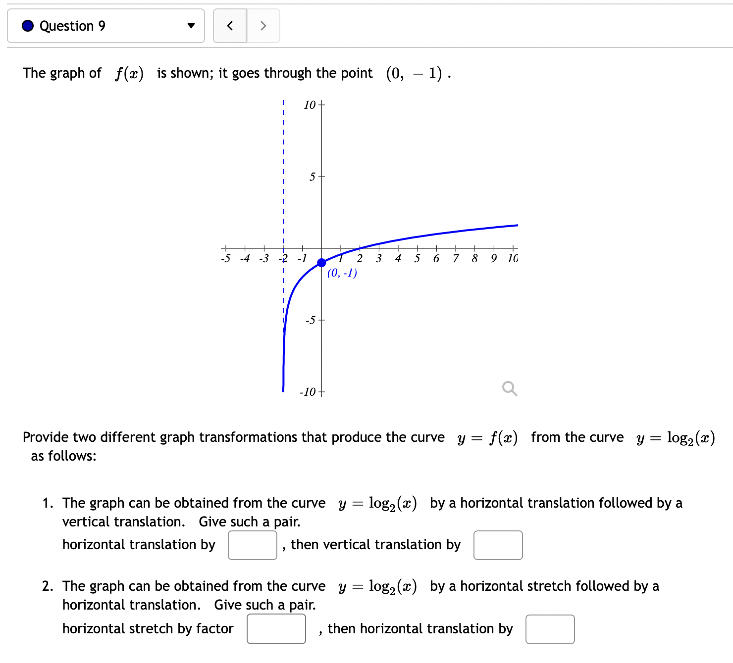 0 Question 9 v <  style=