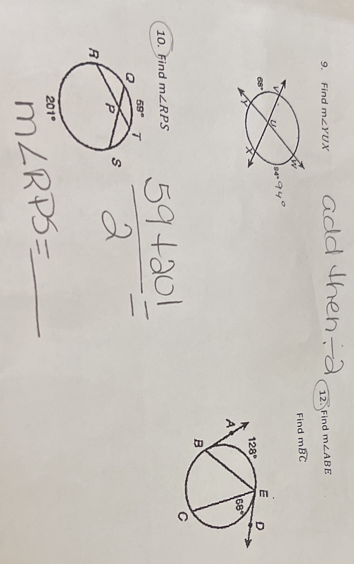 just 10 and 12 please \f