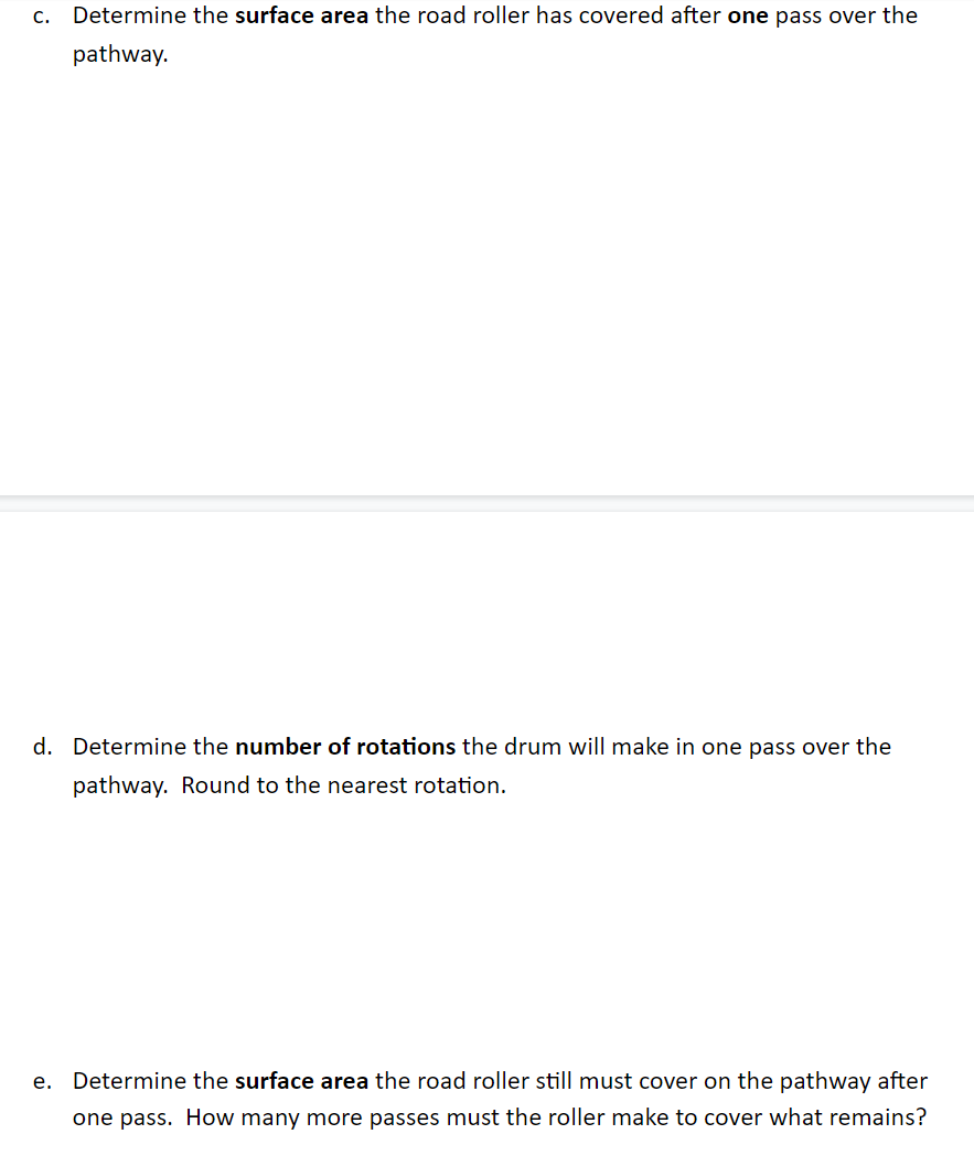 please help with the following! c. Determine the