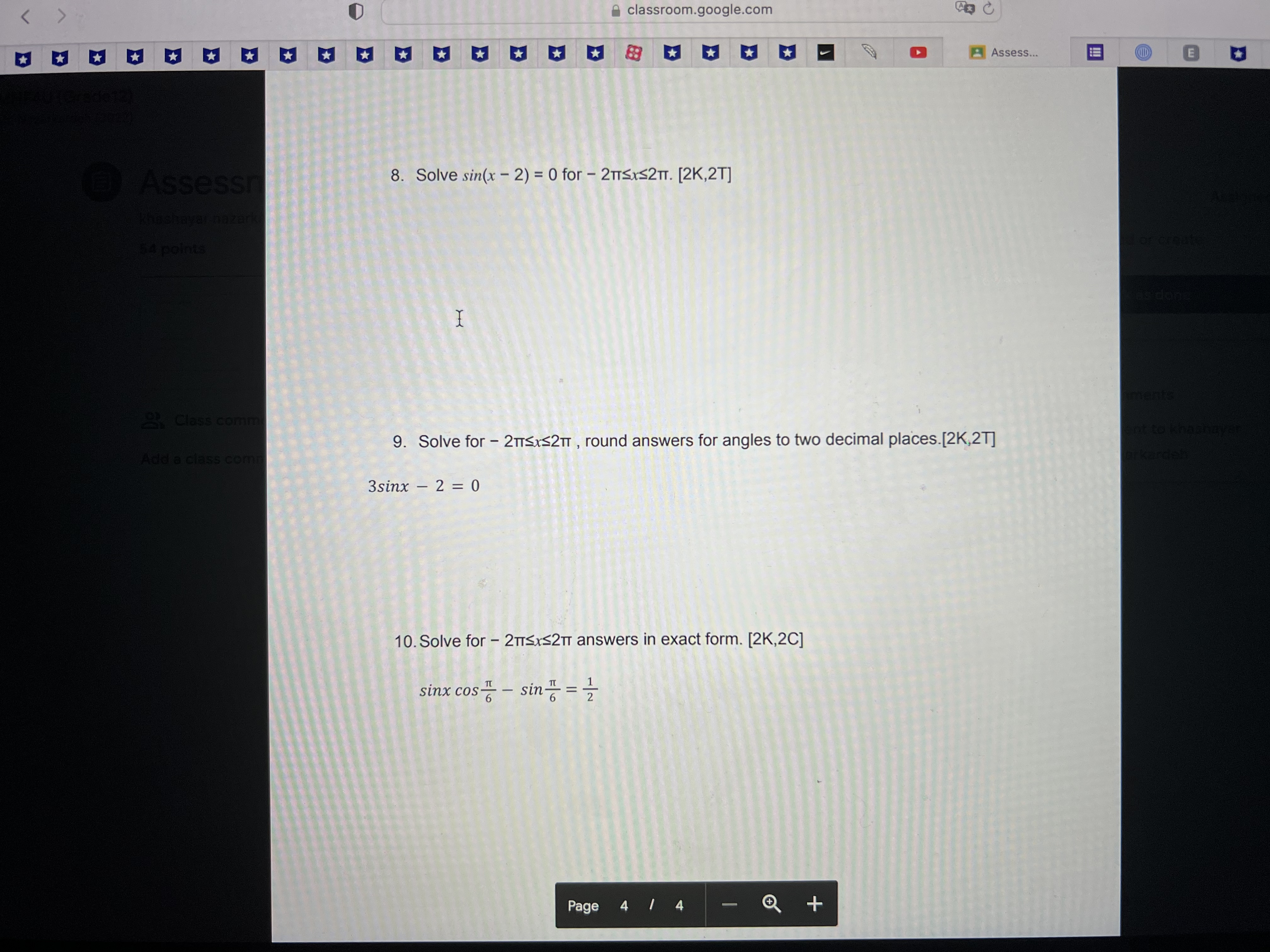 Assess... E Assessment of learning- Unit 5 of