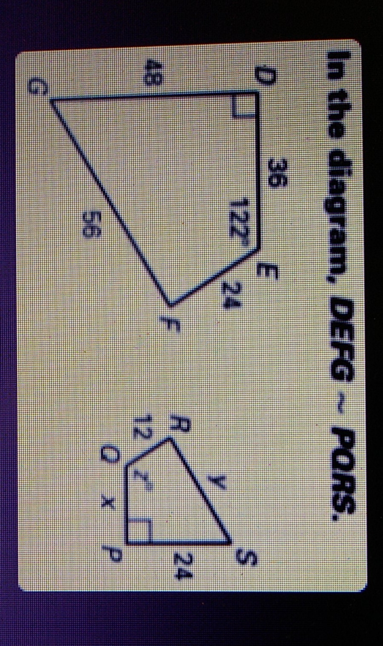 i need to find the scale factor. possible answer