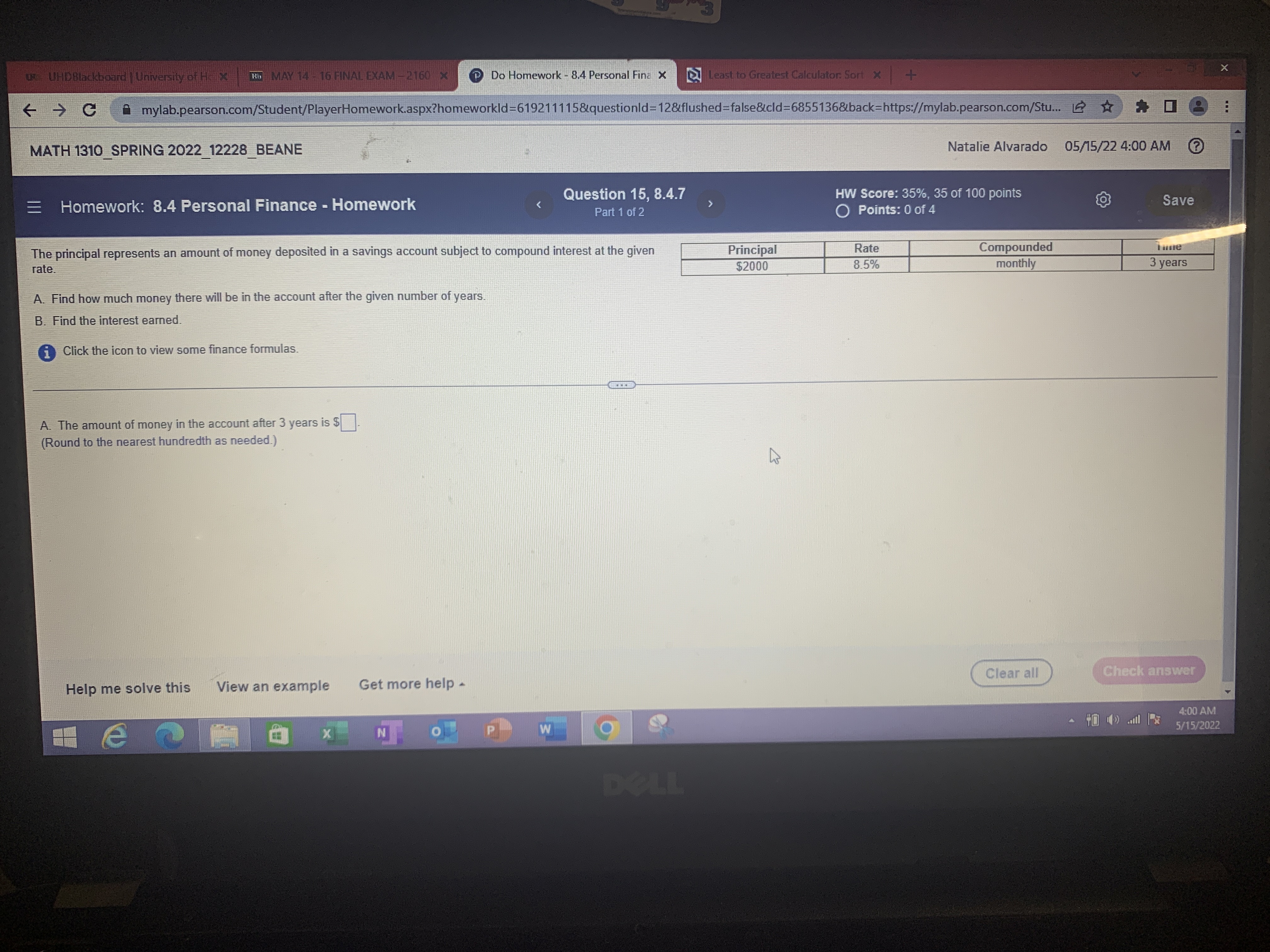 us UHDBlackboard | University of Hex HE MAY 14 :