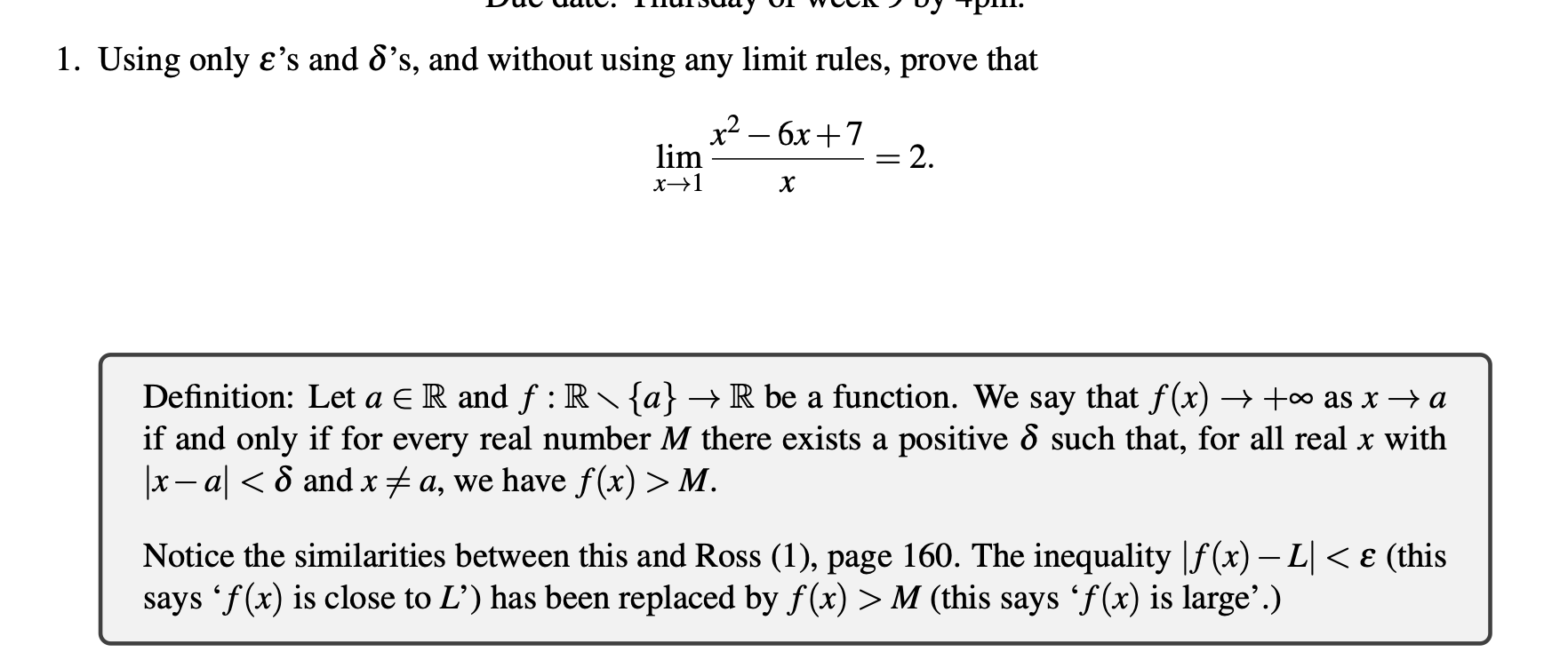 1. Using only &'s and d's, and without