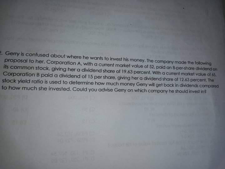 . Gerry is confused about where he wants to