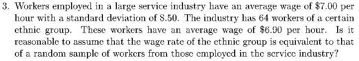 3. Workers employed in a large service industry