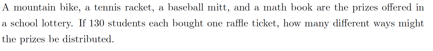 Discrete structures: Permutations a. A mountain