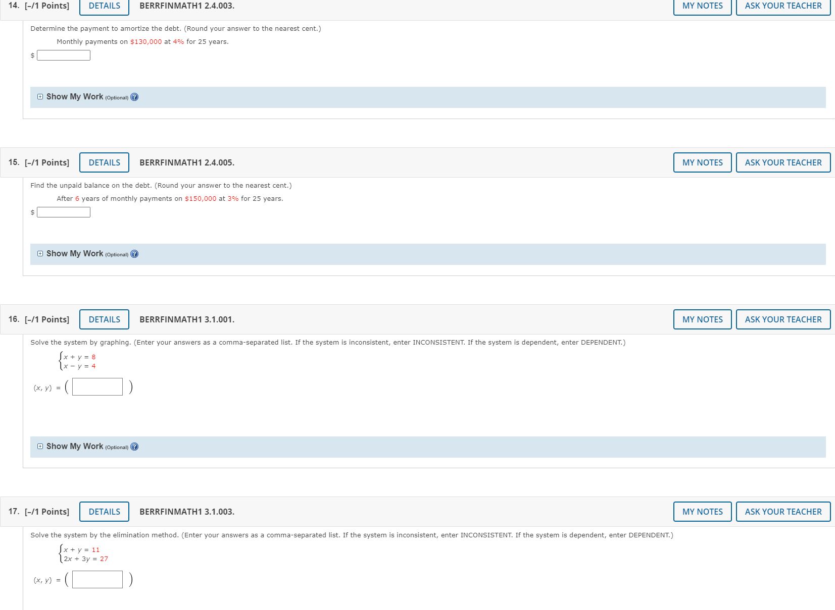 Need help understanding how to solve these