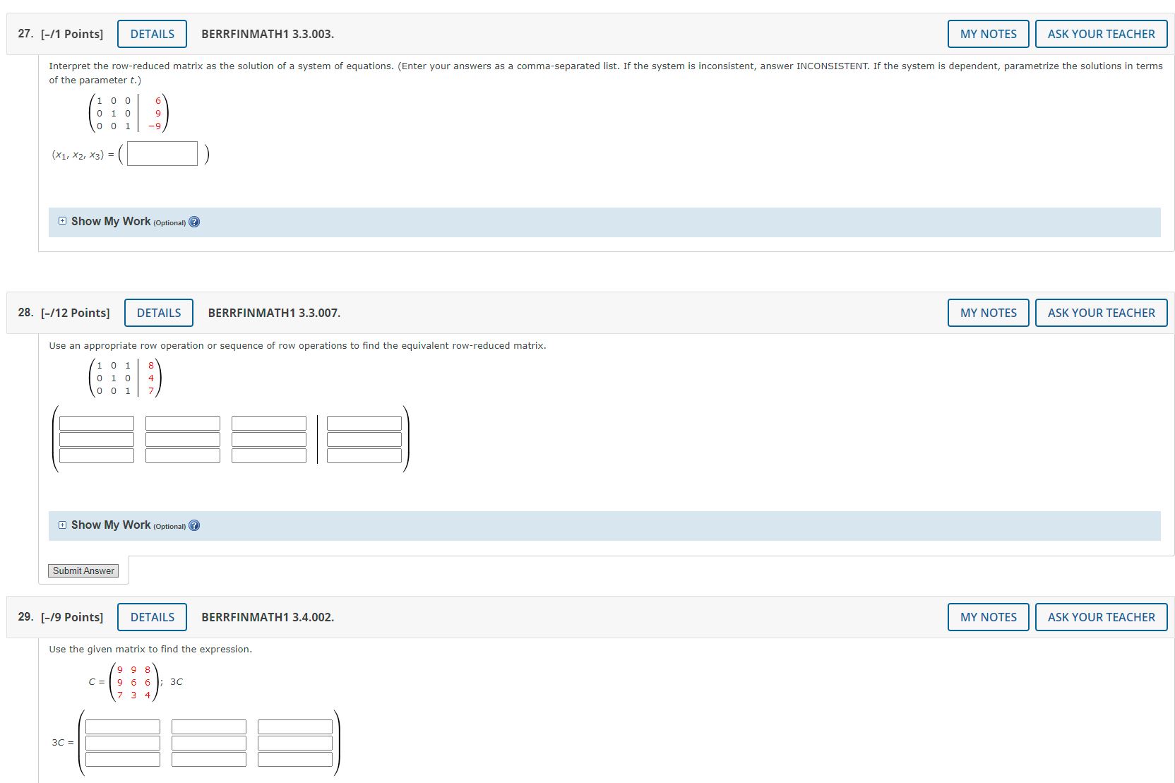 Need help understanding how to solve these