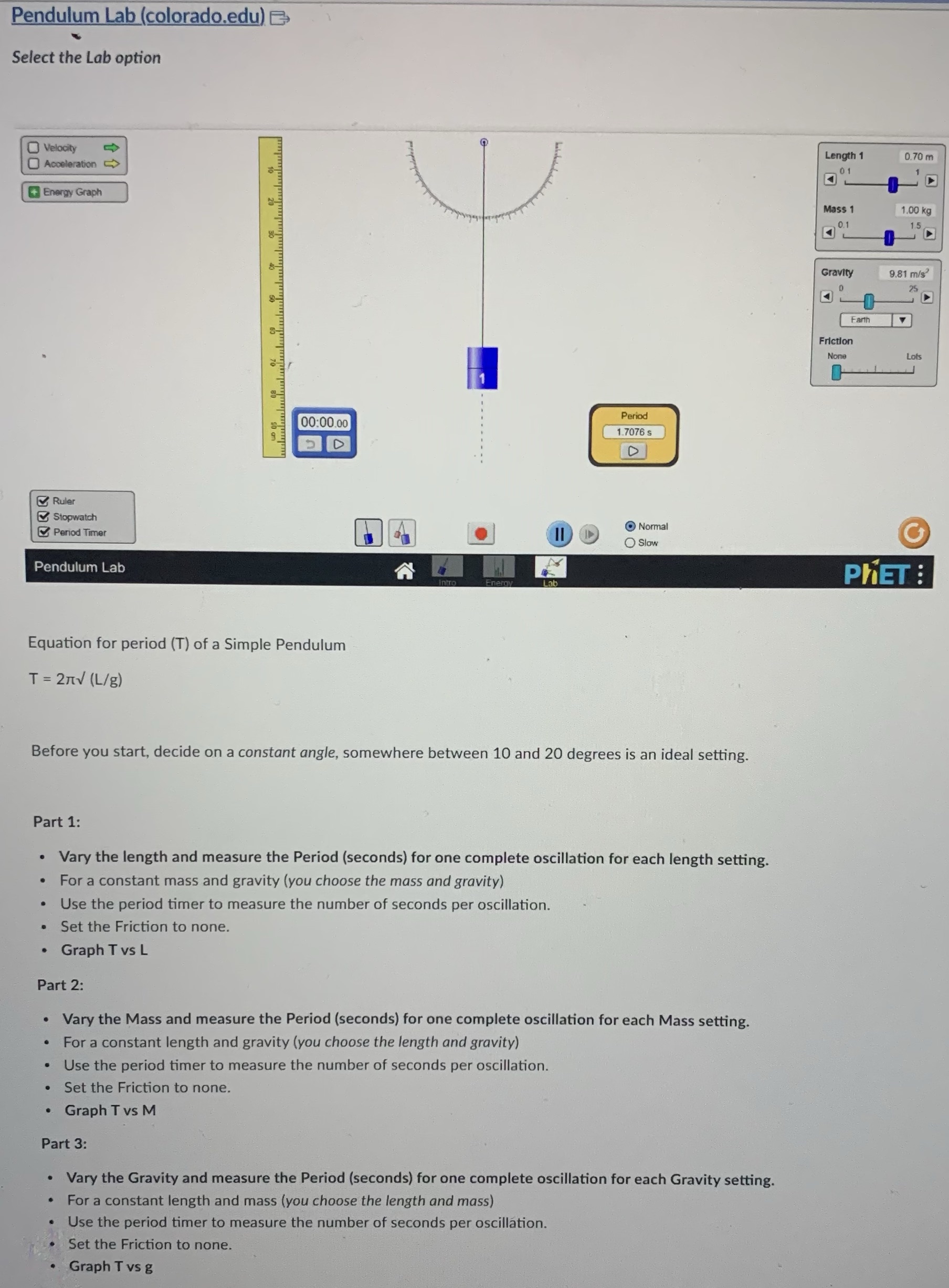 Need help with Part 1, Part 2 and Part 3.Also