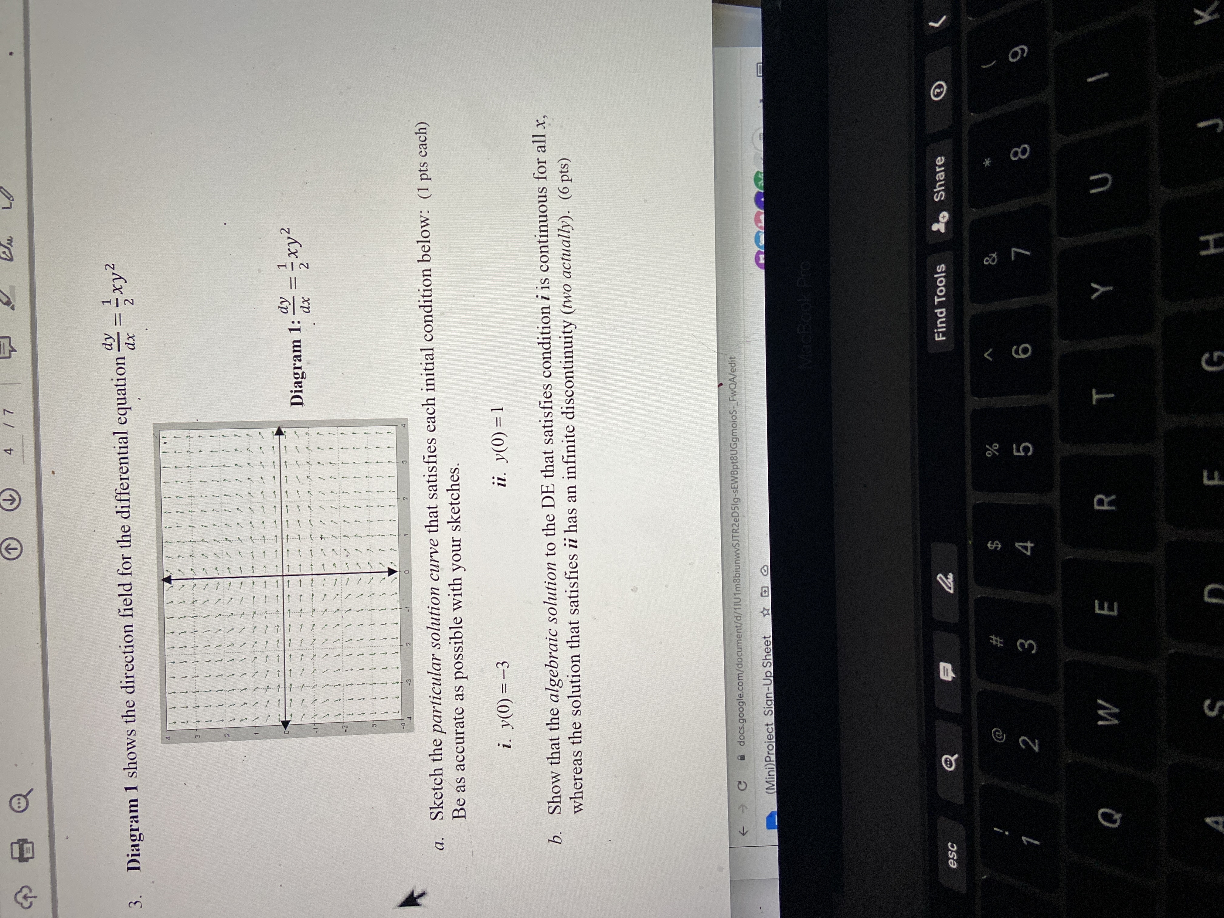 4 17 3. Diagram 1 shows the direction field for