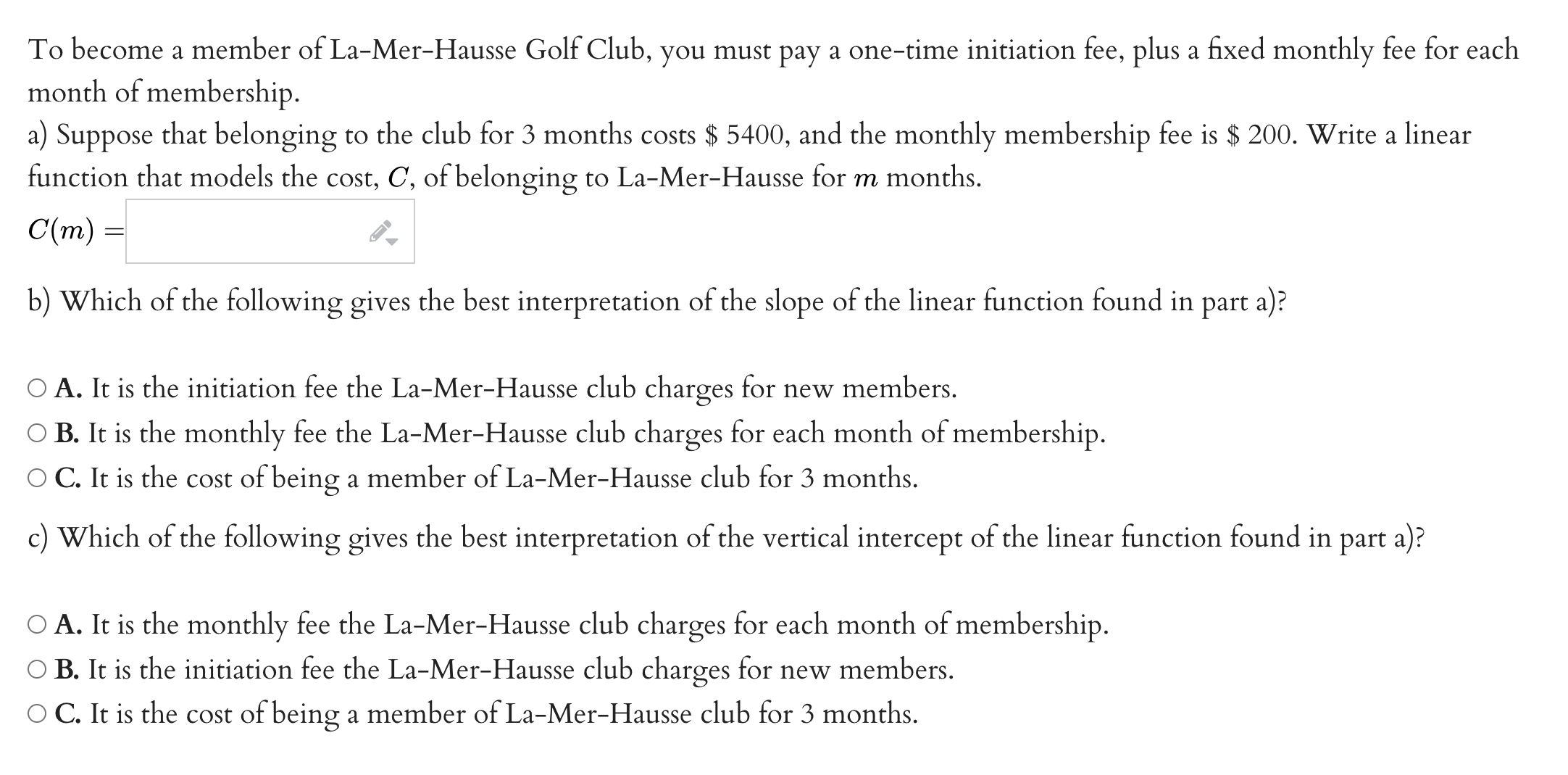 Suppose a new MyPhone cellphone costs $ 600, and