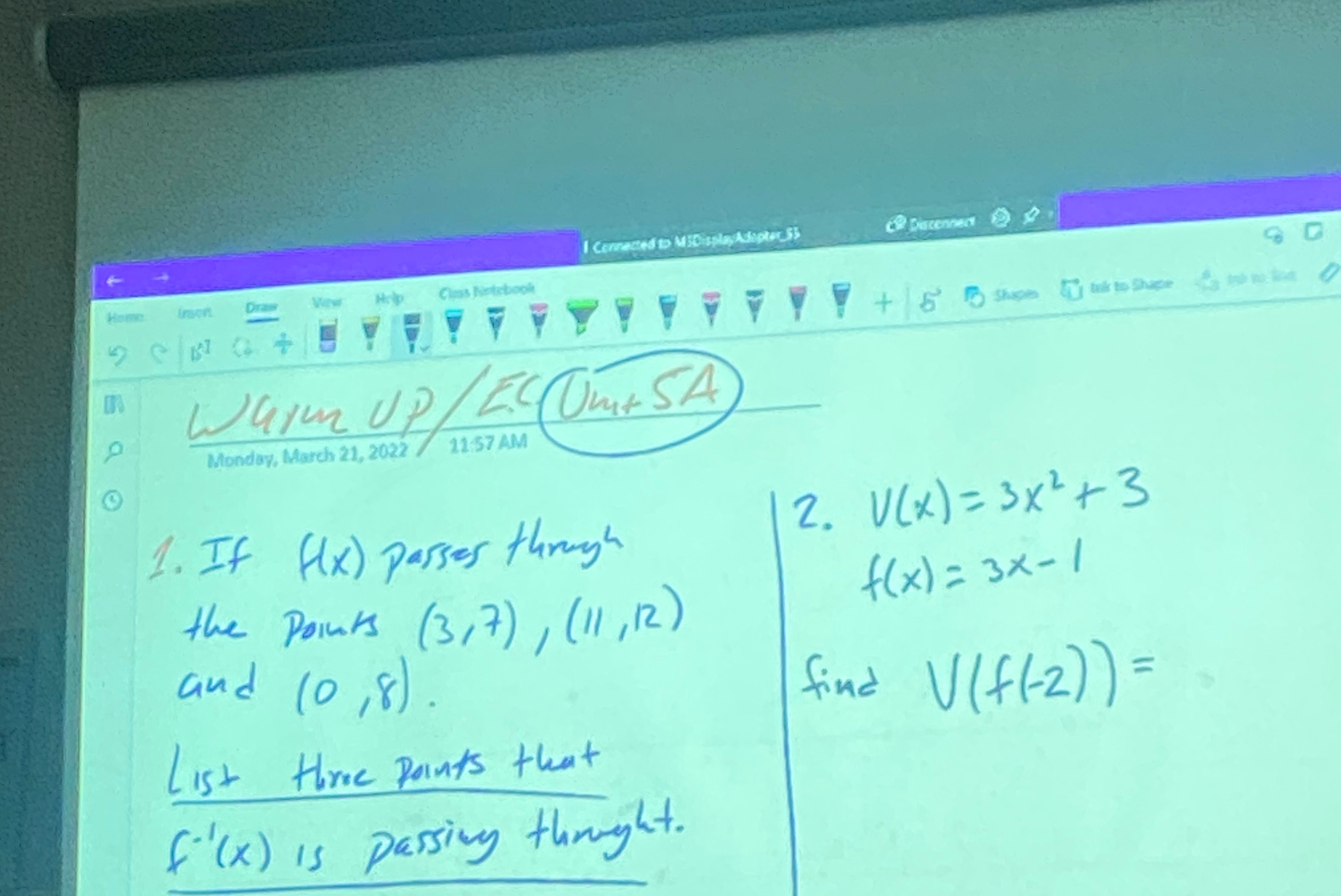 I Connected to MiDisplay Adapter $3 Disconnect