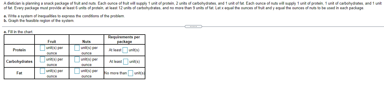Adielician is planning a snack package 01 fruit