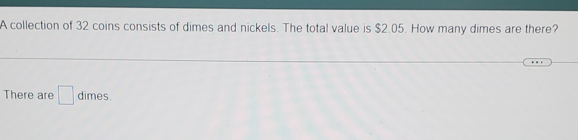 A collection of 32 coins consists of dimes and