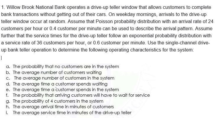 please help me answer the following in a step by