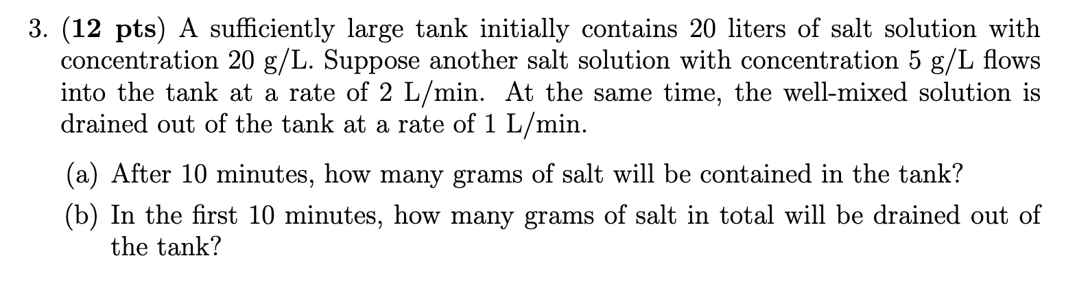 Thanks for answering 3. (12 pts) A sufficiently