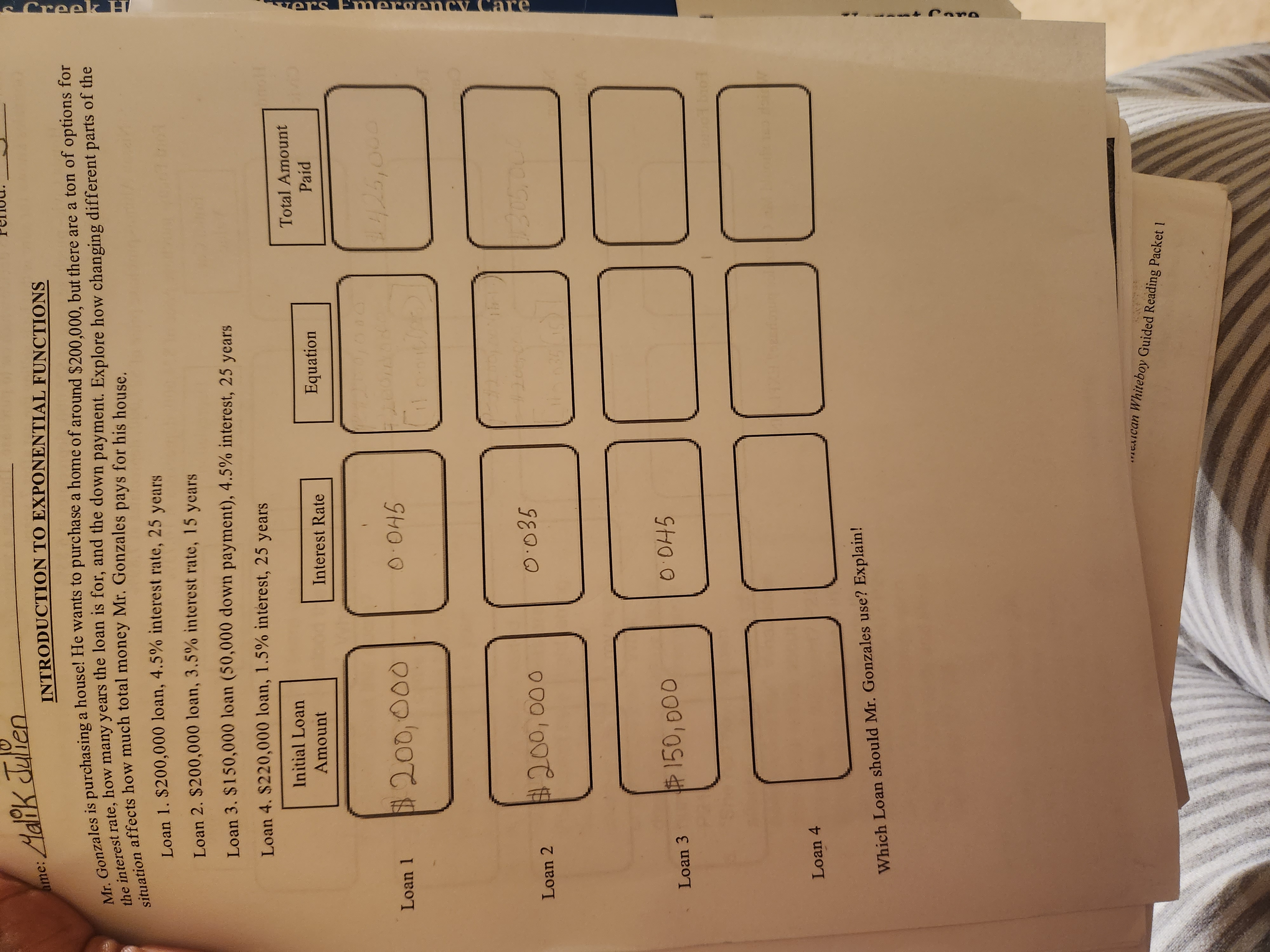 ame : Malik Julien INTRODUCTION TO EXPONENTIAL
