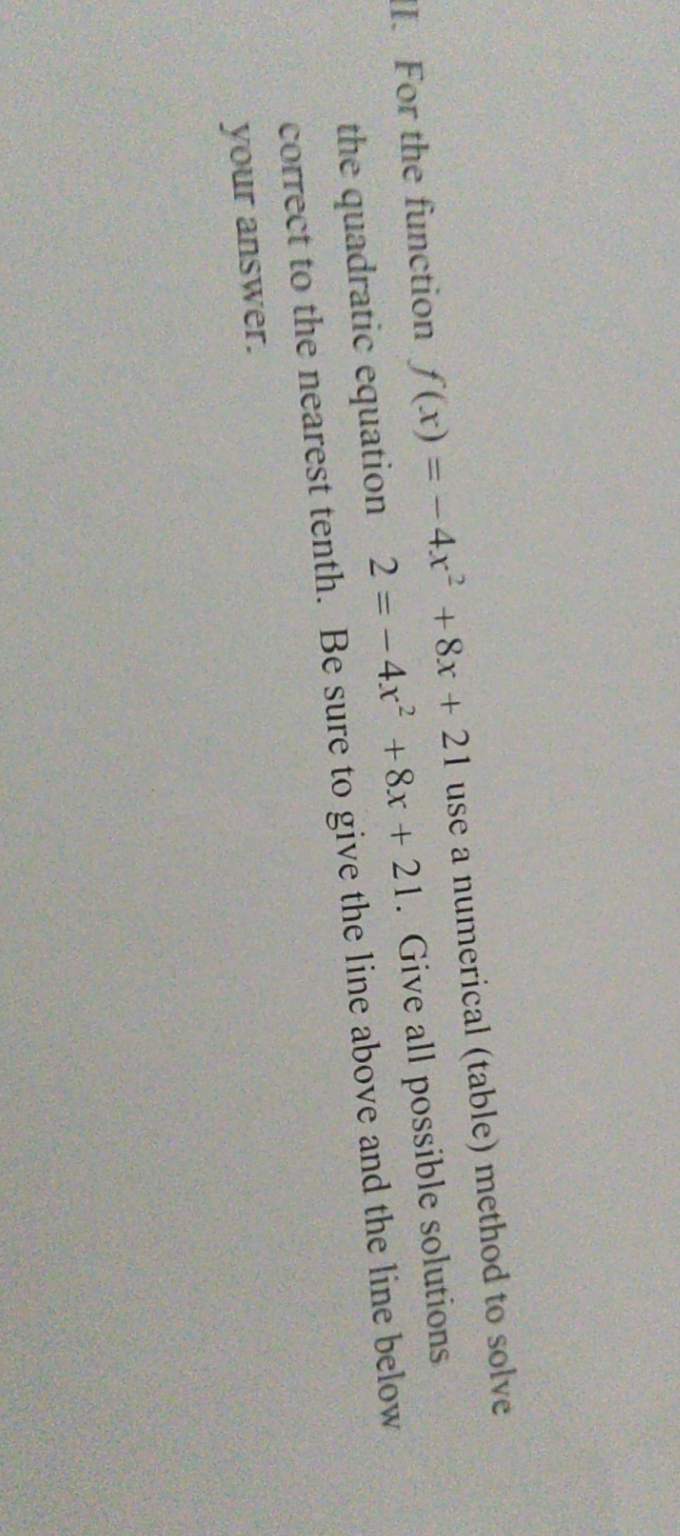 struggling please help I. For the function f(x) =