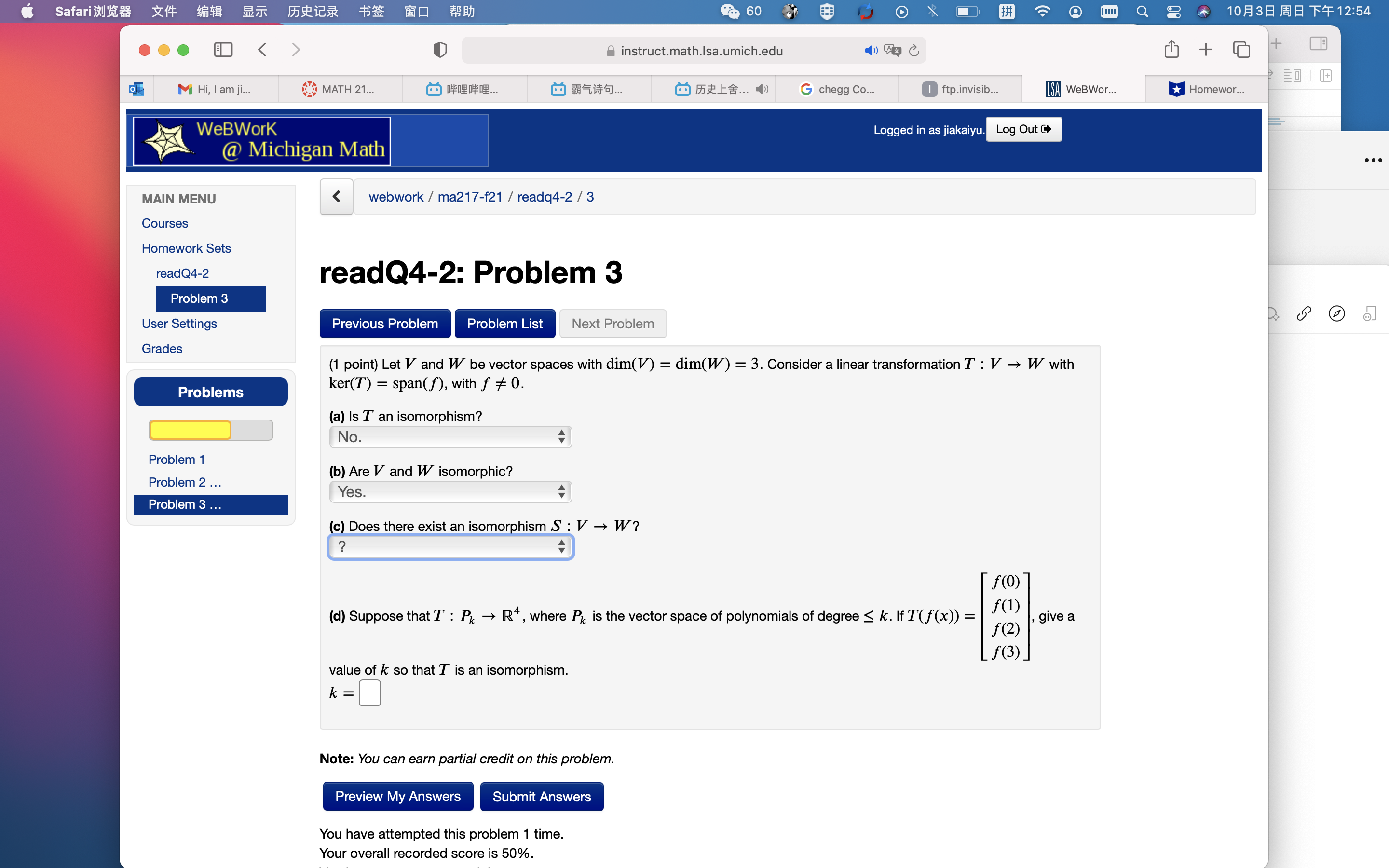 please help me with problem 1, 2, 3 Safari ,XIN