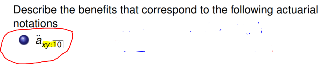 Describe the benefits that correspond to the