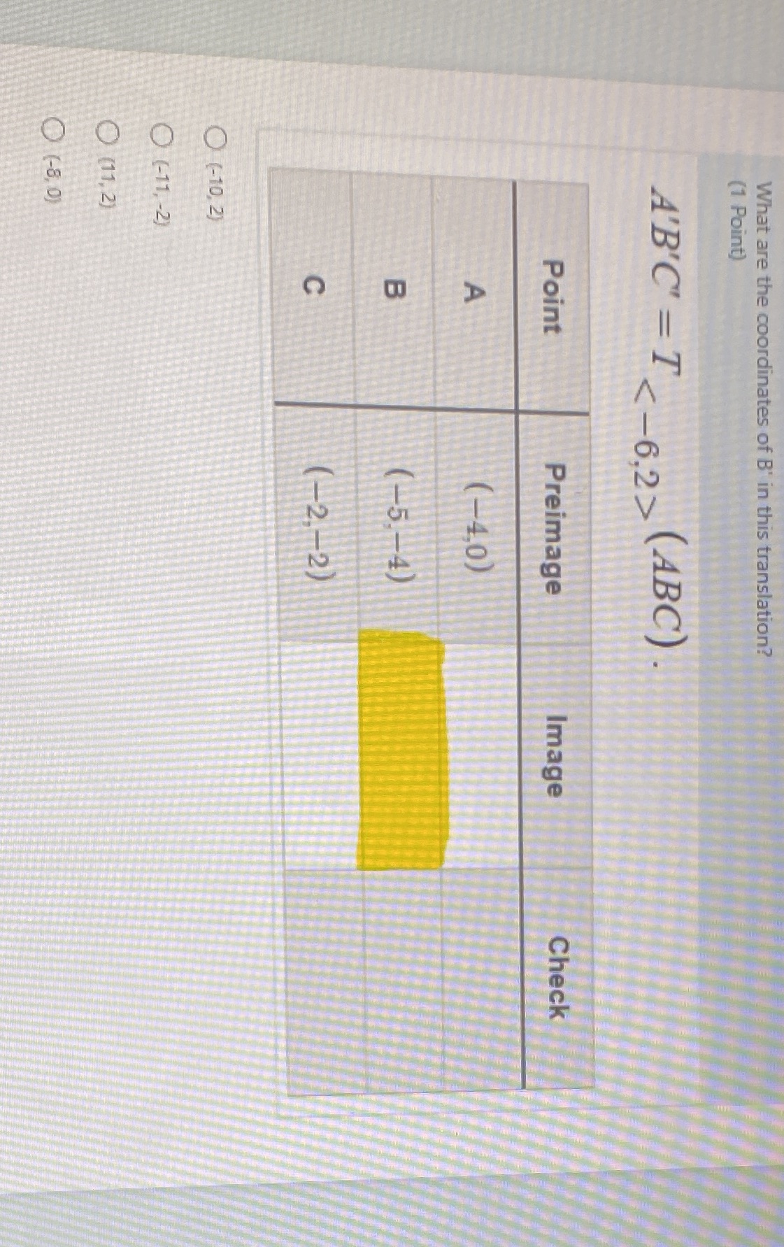 What are the coordinates of B' in this