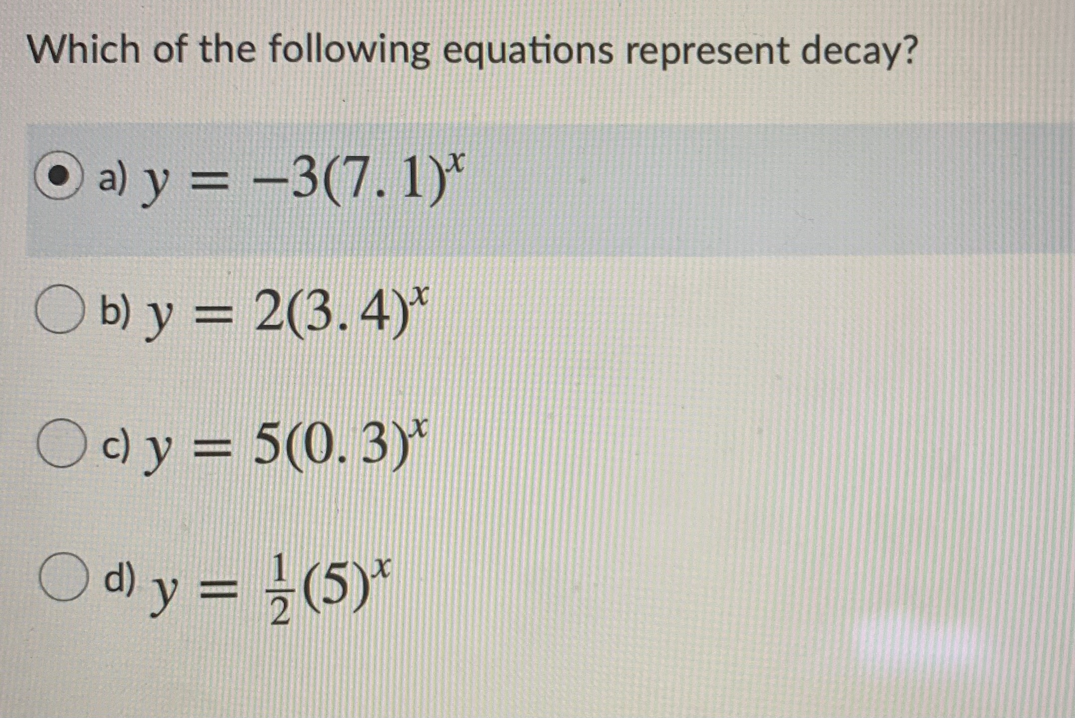 Please answer thank you. Which of the following