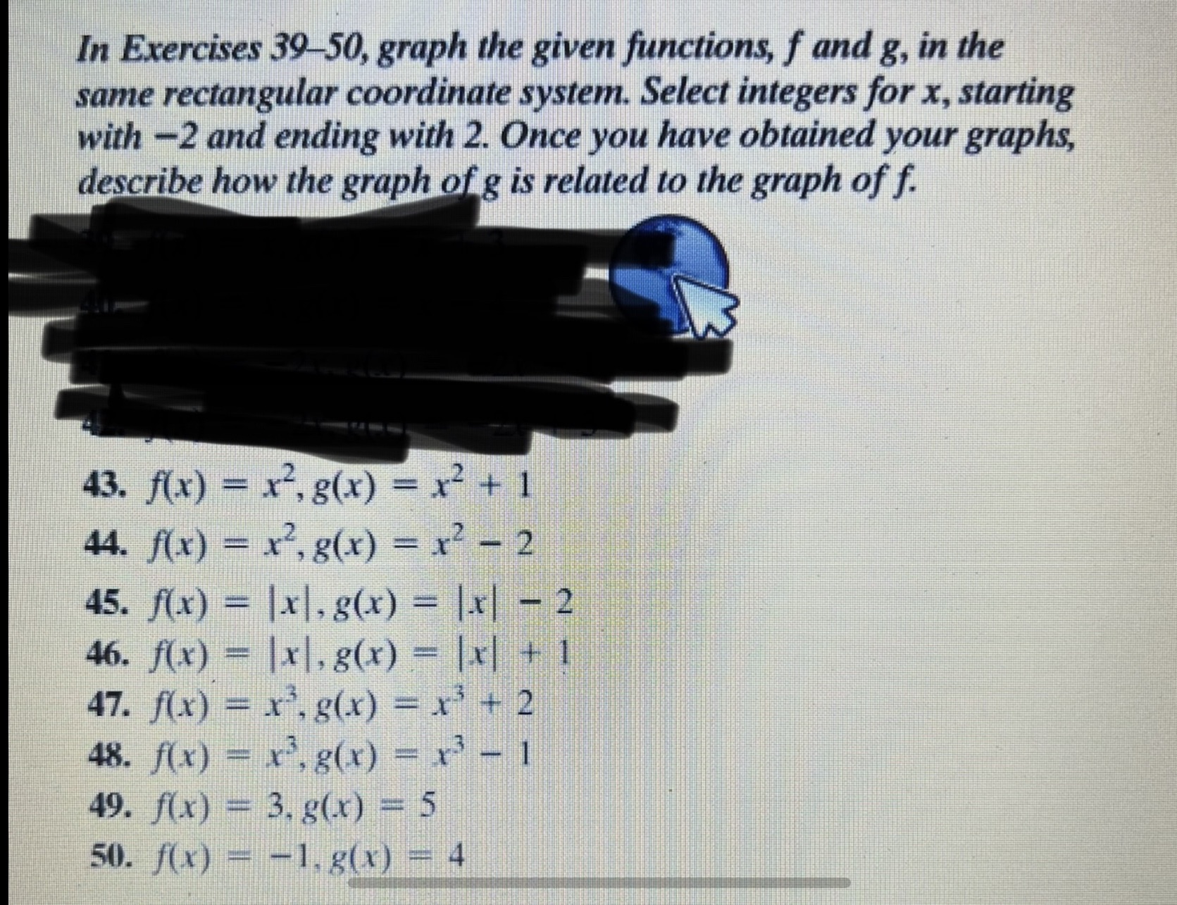 Only 43, 44, ,45, 46, 47, 48 In Exercises 39-50,