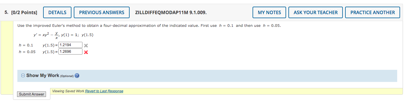 What are the right answers to these two problems?