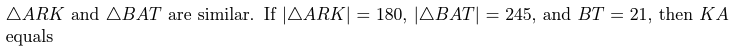 AARK and ABAT are similar. If |AARK' | =