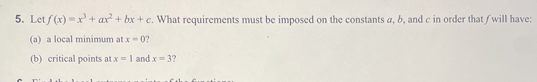 How Can I solve these tasks ? 5. Let f (x) =