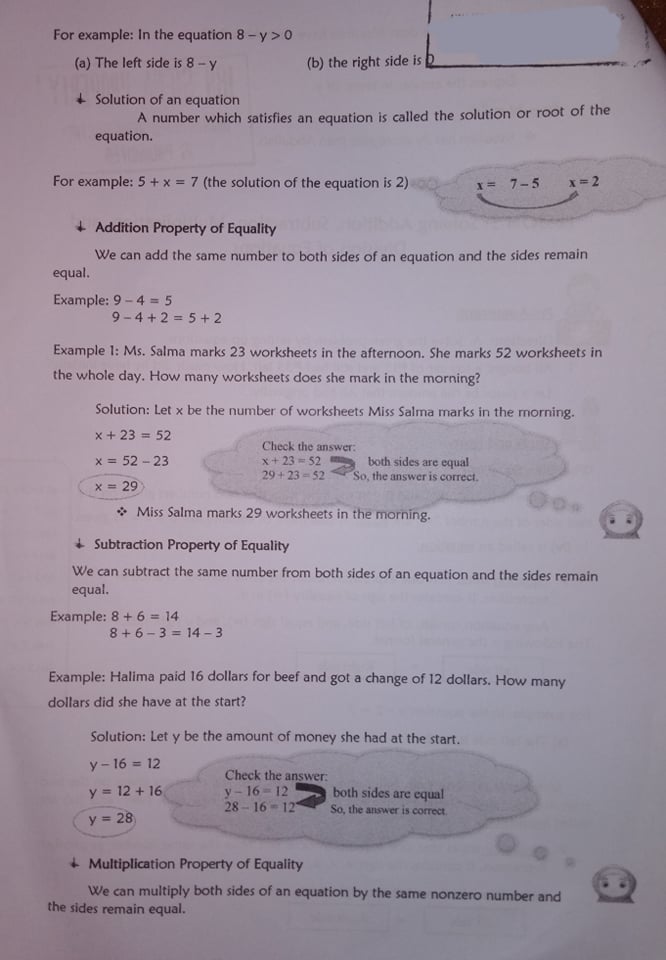 lesson: 1. Addition "Add h to k" or "the sum of h