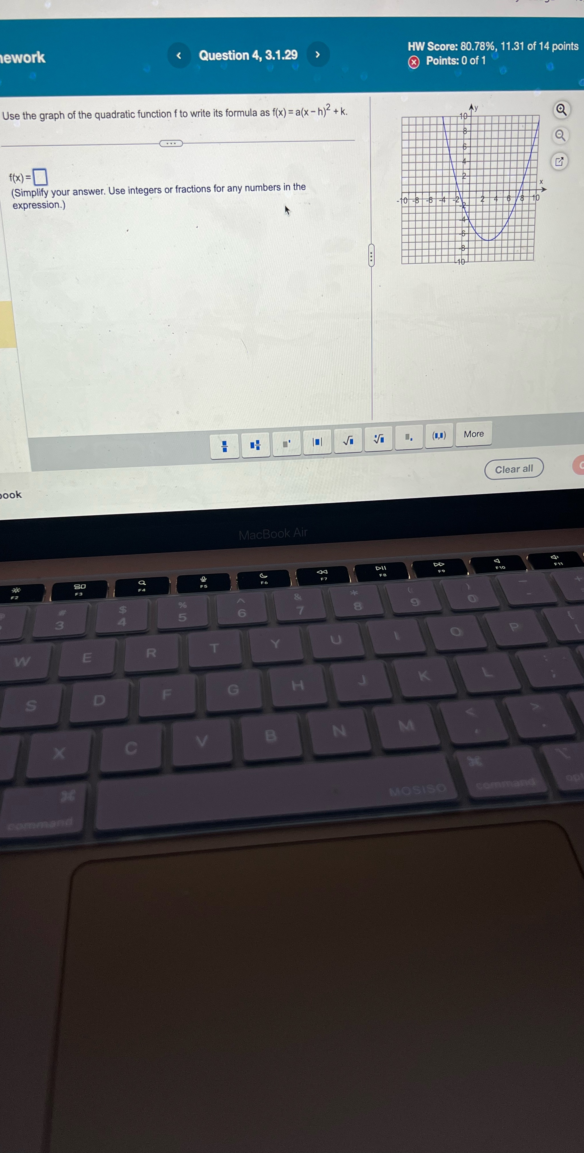 I just need help find the answer please ework