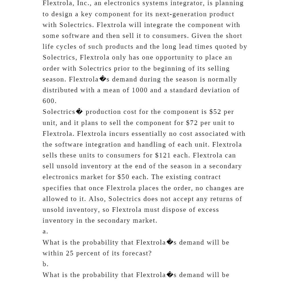 Flextrola, Inc., an electronics systems