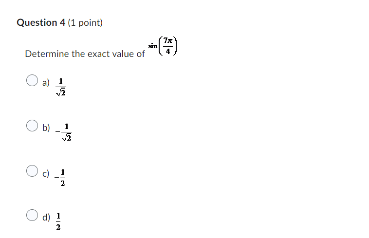 \fQuestion 5 {1 point) Which of the following is