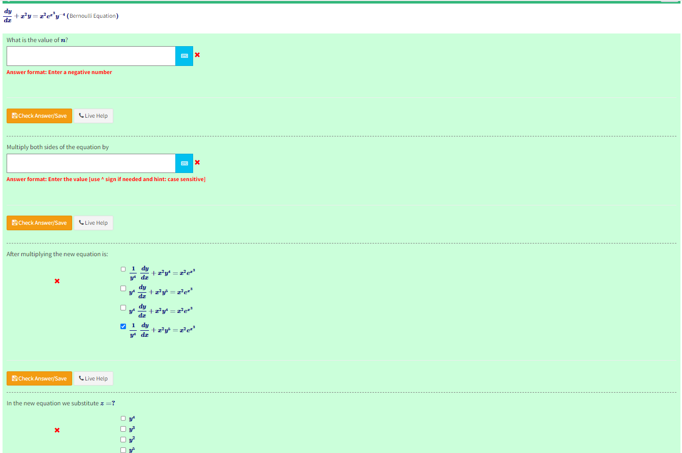 di +aly = pey *(Bernoulli Equation) What is the