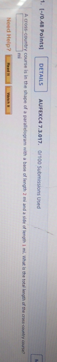 do not understand 1. [-/0.48 Points] DETAILS