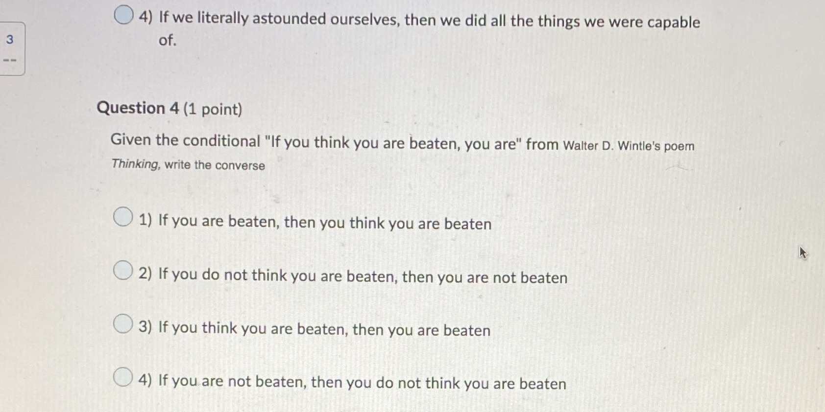 ( 4) If we literally astounded ourselves, then we