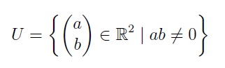 Linear algebra 1.shows that the set a U =