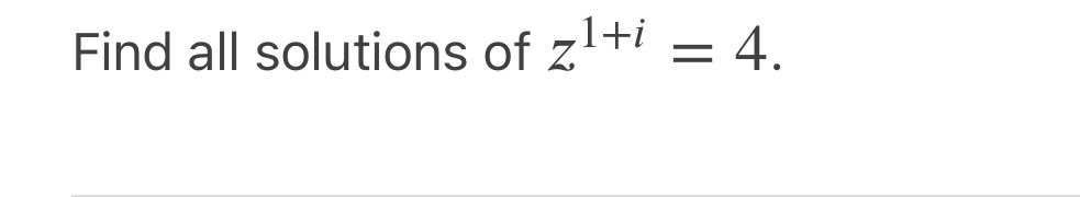 This is a complex analysis question \f