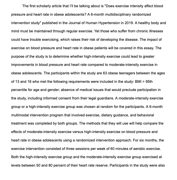 I need help on the body paragraph, as to add more