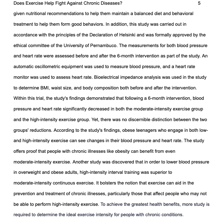 I need help on the body paragraph, as to add more