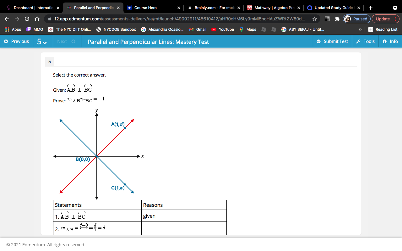 Dashboard | Internation x Parallel and Perpendic