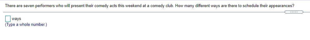Probability question help please. There are seven