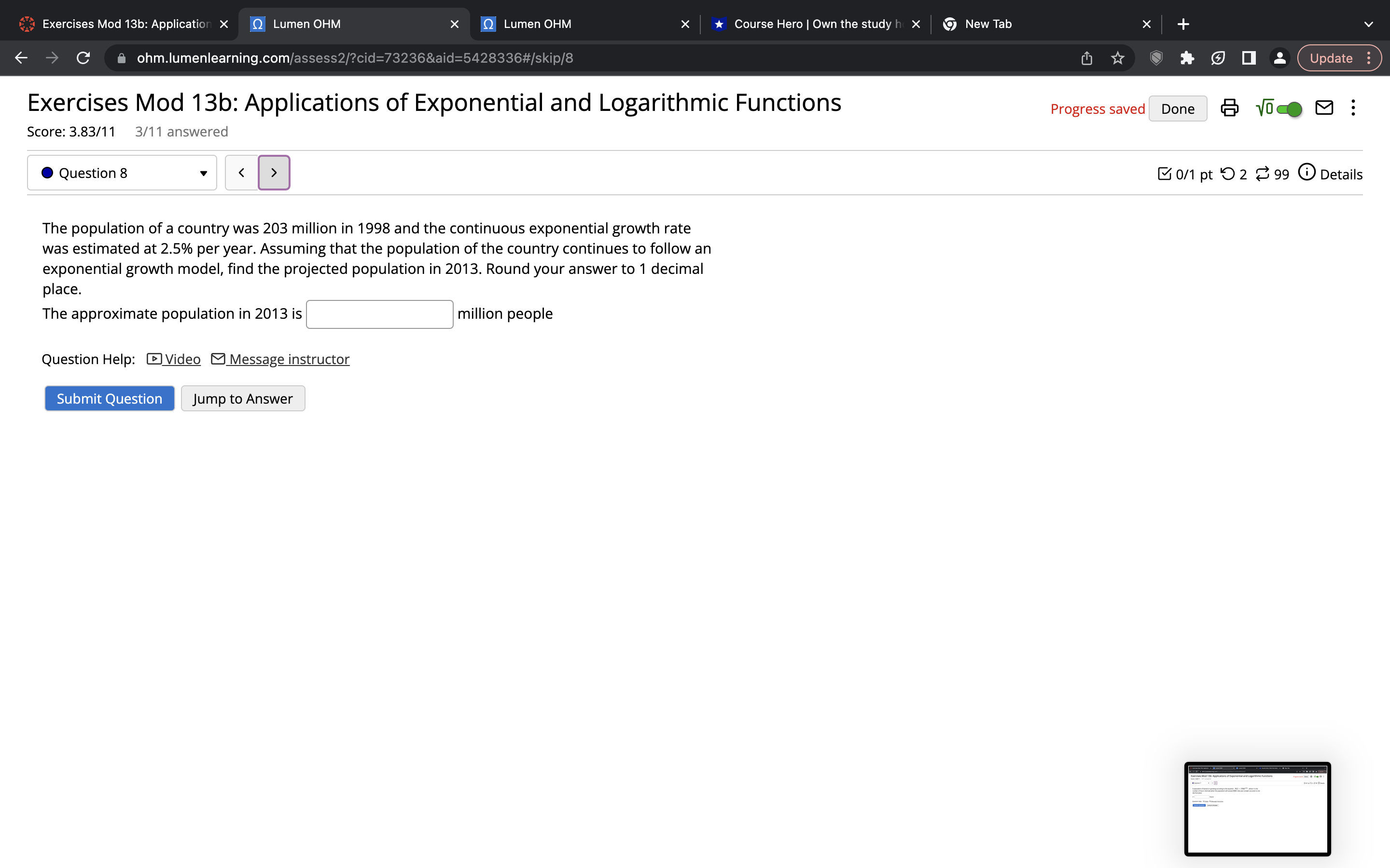 Exercises Mod 13b: Application X Q Lumen OHM X Q