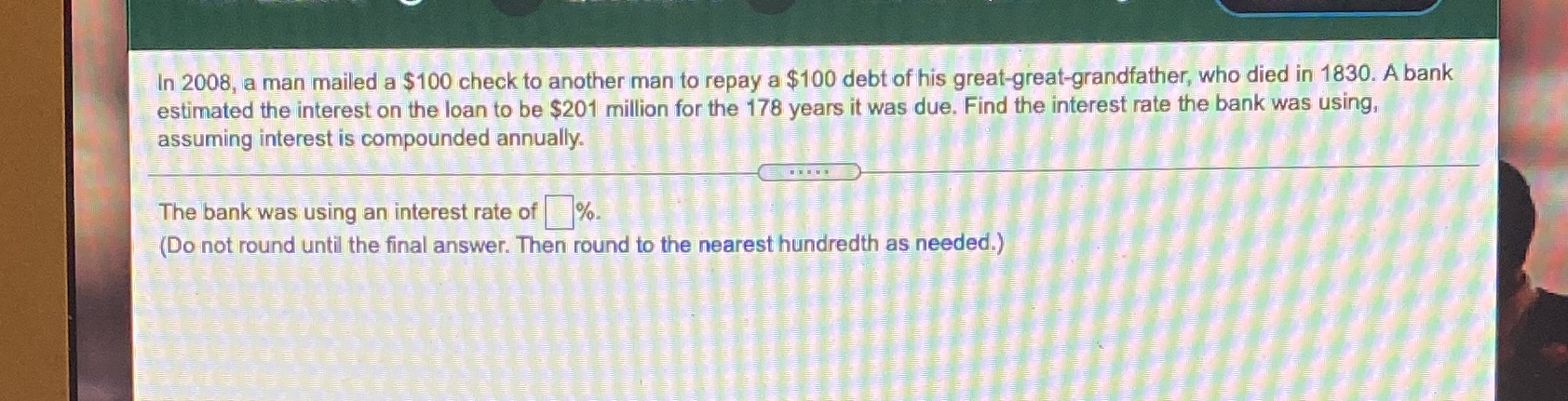 Question 6Thank you, I give good ratings!! In