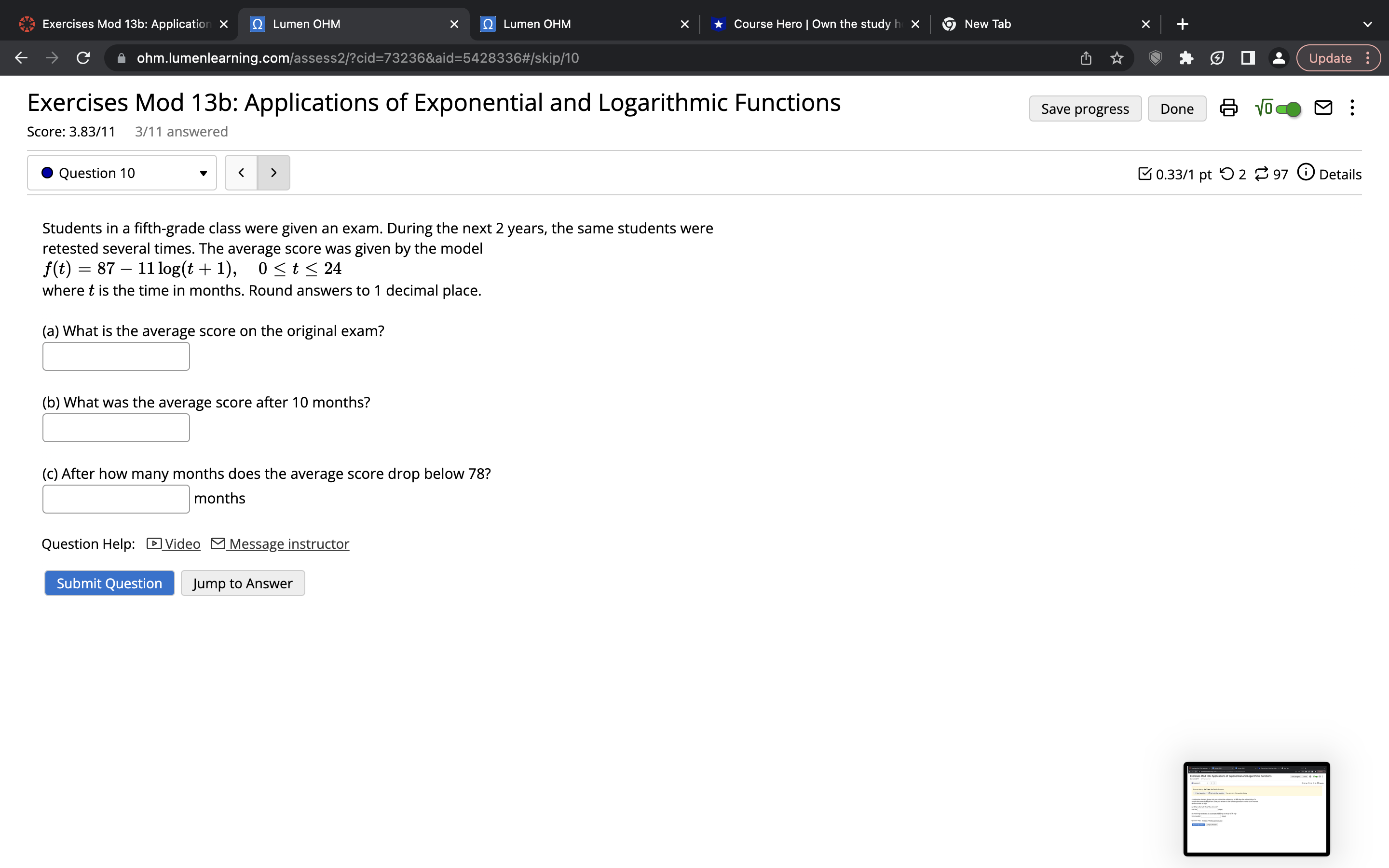 Exercises Mod 13b: Application X Q Lumen OHM X Q